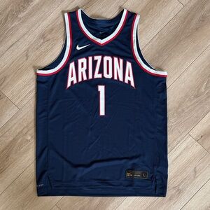 Nike University of Arizona Navy and White Basketball Jersey